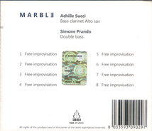 Achille Succi, Simone Prando | MARBLE-Free Improvisation (NBB)_画像2