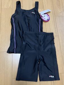 新品　タグ付　FILA 水着　上下　SS レディース タンキニ　セパレート　 女の子 女子　キッズ　ジュニア