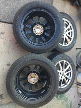 ◆AS1228-2◆良品◆SR◆エスティマ等◆16×6.5J+53◆5H◆114.3◆2018年製◆DUNLOP◆WINTERMAX◆205/60R16◆4本セット◆中古品◆_画像7