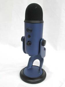 【良品】Blue Microphones USBコンデンサーマイク Yeti A00121 ゲーミングマイク ブルーマイクロフォン Logicool ロジクール
