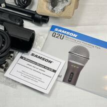 SAMSON Q2U USB Microphone RECORDING AND PODCASTING PACK マイク 箱付き USED品 1円スタート_画像6