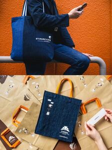 送料無料 サンマルク 2個セット JOHNBULL 福袋 デニム トートバッグ HAPPY BAG saint-marc DENIMジョンブル 2023 2024 神宮寺勇太 UQ