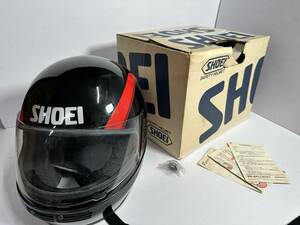 ★コレクター必見！！ SHOEI ショウエイ フルフェイス ヘルメット ブラック Lサイズ 訳有 TF-280F 箱付き バイク用品 ビンテージ S121607