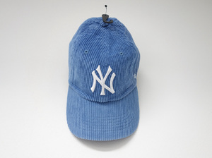 海外限定　 ’47 Brand X UO MLB New York Yankees コーデュロイ キャップ blue