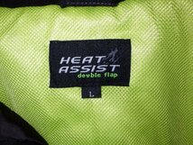 z3530ワークマン★中綿★HEATASSIST★ヒートアシスト★ジップジャケット★サイズL★黒色★人気★激安_画像5