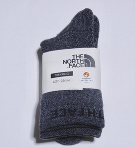 ^ North Face high performance trekking socks 27-29cm black new goods 