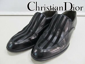 １円 クリスチャン　ディオール　ローファー　レディース　黒　Christian Dior MONSIEUR