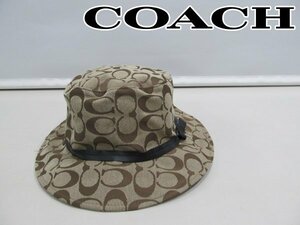 １円 【初売り】 コーチ　シグネチャー　バケットハット　ベージュ系　レディース　COACH