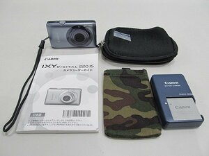 １円 【初売り】 キャノン　デジタルカメラ　IXY DIGTAL 2201S ブルーグレー系