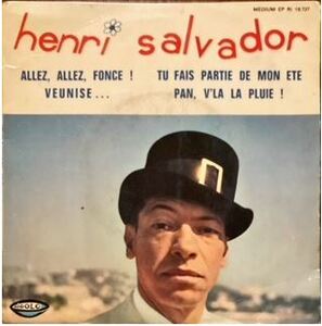 Henri Salvador ALLEZ ALLEZ FOUNCE ! フランスオリジナルRIGOLO EP　アンリサルバドール　ジャズ　ボサノバ フレンチポップ　　