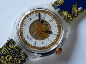  unused 93 year automatic blue belt SAK106 Swatch Swatch