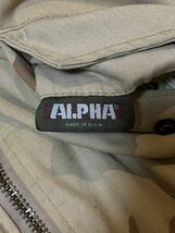 90年代 ALPHA INDUSTRIES MA-1 フライトジャケット ヴィンテージ ミリタリー USA デザートカモ_画像2