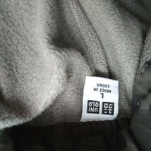 パンツ ボトムス 　ユニクロ　UNIQLO　シャカパン　裏フリース　暖パン　迷彩　キッズ　　サイズＬ　130 140　 秋冬　ウエストゴム　used_画像5