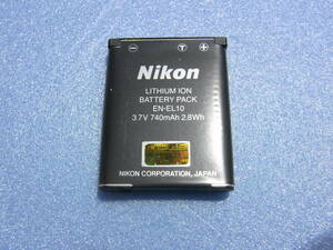 【即決】 ニコン NIKON 【純正品】 バッテリー　EN-EL10　　MH-63用 動作品 d