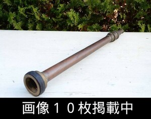 真鍮 消防 ホース 当時物 オブジェ 長さ47cm ディスプレイ ヴィンテージ 画像10枚掲載中