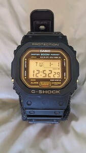 G-SHOCK DW-5600C-9VC おまけで社外品ベゼル、ステンレス遊環、箱付き