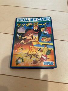 即決　レア　貴重　SEGA セガ セガマーク3 テレビゲーム MY CARD マイカード　ワンダーボーイ ジャンク SC-3000/SG-1000 箱　説明書　