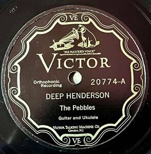 THE PEBBLES VICTOR Deep Henderson/ Hot Pebbles Blues 極美盤