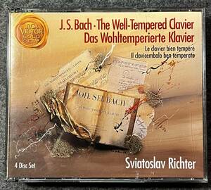 SVIATOSLAV RICHTER - BACH ; THE WELL-TEMPERED CLAVIER BMG/RCA Victor 4CD