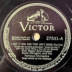 DUKE ELLINGTON w BEN WEBSTER, IVIE INDERSON, JIMMY BLANTON VICTOR I Got It Bad and That Ain’t Good CLASSICS!!!の画像1