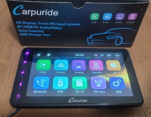 Carpuride ディスプレイオーディオ カーステレオ Apple CarPlay Android Auto対応 ミラーリング 7インチ/W707 カーナビ アンドロイド