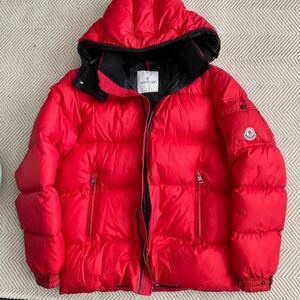 ★モンクレール MONCLER メンズ　ダウンジャケット サイズ0 レッド　フード