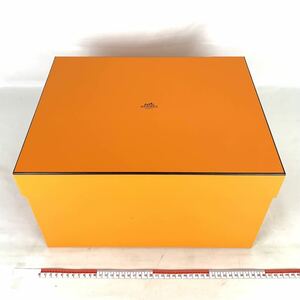 HERMES エルメス 空箱 098 bis ピコタン BOX ボックス ケース 空き箱 保存箱 バッグ 鞄 38×30×22cmオレンジ