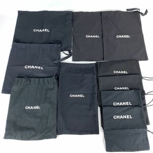 CHANEL シャネル 保存袋 中型 10枚 サイズ様々 バッグ用 シューズ用 巾着袋