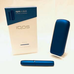 ●[1円スタート！ オススメ！]IQOS アイコス●3/DUO/ステラブルー/青/A1406/A1505/電子/加熱式/たばこ/タバコ/煙草/喫煙具/CA0