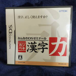 DS　みんなのDSゼミナールカンペキ漢字力