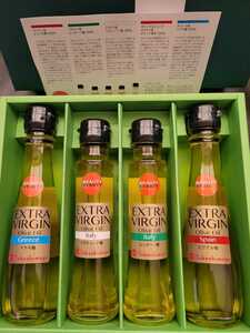 高島屋☆世界3産地VXUオリーブオイル詰め合わせ☆EXTRA VIRGIN Olive Oil☆4種セット