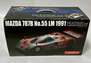 動作未確認 京商 PLAZMA Lm 1/12 マツダ MAZDA 787B No.55 LM 1991 Electric Powered Racing Car ラジコン