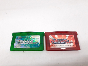 動作確認済み GBA ゲームボーイアドバンス ソフト2本セット ポケットモンスター エメラルド ルビー ポケモン 札幌市 平岸店