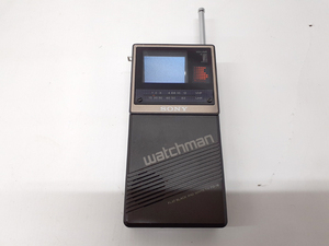 通電確認のみ ソニー テレビウォッチマン FD-18 Watchman 1985年製 昭和レトロ 年代物 ポータブルテレビ SONY 札幌市 平岸店 