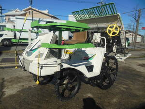 消費税不要！状態良！Yanmar VP40C セルincluded！WTires Power steering すこやかペダリスト！ 4条 中古 Rice Planter 田植え機 北陸 石川Prefecture 金沢港近く