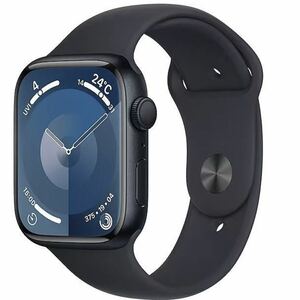【新品未開封】Apple Watch Series 9 GPSモデル 45mm MR9A3J/A [ミッドナイトスポーツバンド M/L] スマートウォッチ 腕時計 時計