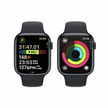 【新品未開封】Apple Watch Series 9 GPSモデル 45mm MR9A3J/A [ミッドナイトスポーツバンド M/L] スマートウォッチ 腕時計 時計_画像8