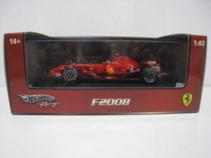 ホットウィール　レーシング　「　フェラーリ　Ｆ2008　キミ　ライコネン　」　1/43　未開封、未展示　