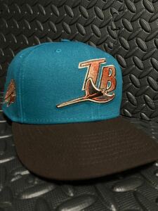 キャップ　ニューエラキャップレイズ　TAMPA BAY DEVIL RAYS newera NEWERA 59fifty 5950 ニューエラ　海外 帽子 mlb ベースボール　