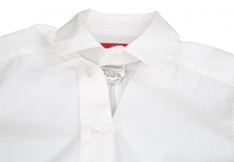 ワイズY's アシンメトリーカッティングデザインシャツ 白3_画像4
