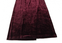 ワイズY's ベロアラップデザインスカート ワインS位_画像6