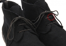 靴紐の穴裏ハトメに一部破損があります。