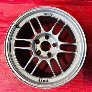 ENKEI　サイズ 17×8J PCD114.3 H5 OFF+35 ハブ径約70mm 傷汚れあり 1本