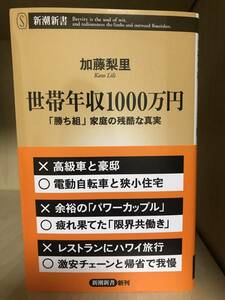 ★送料込/世帯年収1000万円「勝ち組」家庭の残酷な真実/加藤梨里/USED品