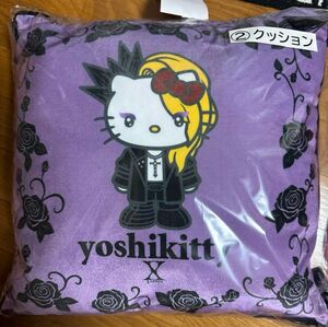 ハローキティ　YOSHIKI YOSHIKIキティ　 yoshikitty クッション