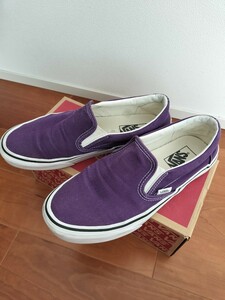 VANS US企画 Slip-On 26cm US8 Violet Indigo バンズ スリッポン / ERA Authentic OLD SKOOL ハーフキャブ チャッカ アナハイム 別注