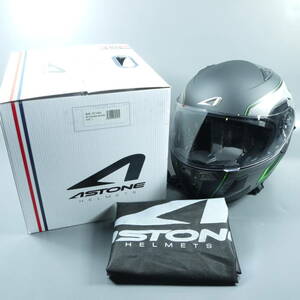 ASTONE アストン ヘルメット RT1000 MATT BLACK/AB16 LIME GREEN SIZE L(AL1100)