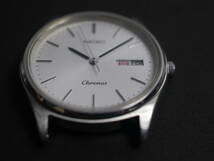 美品 セイコー SEIKO クロノス Chronos クォーツ 3針 デイデイト 5H23-7D40 男性用 メンズ 腕時計 W506 稼働品_画像2