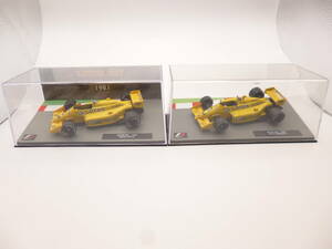 ◇F1マシンコレクション ロータス特集⑥◆1/43スケール [99T-1987年 アイルトン.セナ][99T-1987年 中嶋悟] 2台セット◆デアゴスティーニ◇