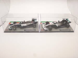 ◇F1マシンコレクション⑤◆1/43 メルセデスAMG 2台 [W09 EQ Power+ 2018][W10 EQ Power+ 2019] ともにL.ハミルトン◆デアゴスティーニ◇